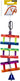 AviOne: Bird Toy Acrylic Ladder W/Bell