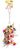 AviOne: Parrot Toy Leather Rope Coloured Wood Block 33cm