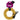 LaRoy - Bite Me - Da-Chain braided ring 18cm Yellow
