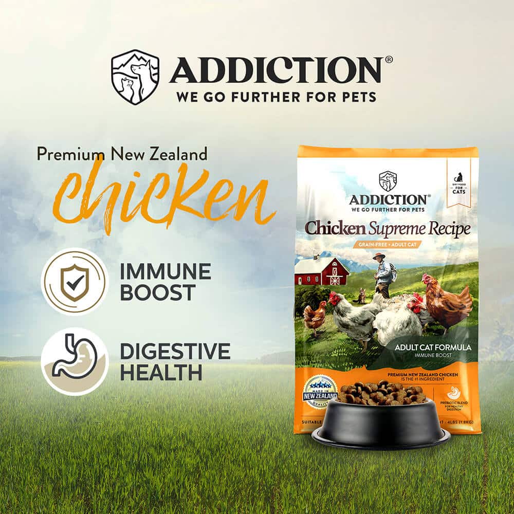 Addiction: Grain Free Chicken Supreme Recipe Adult (Cat)