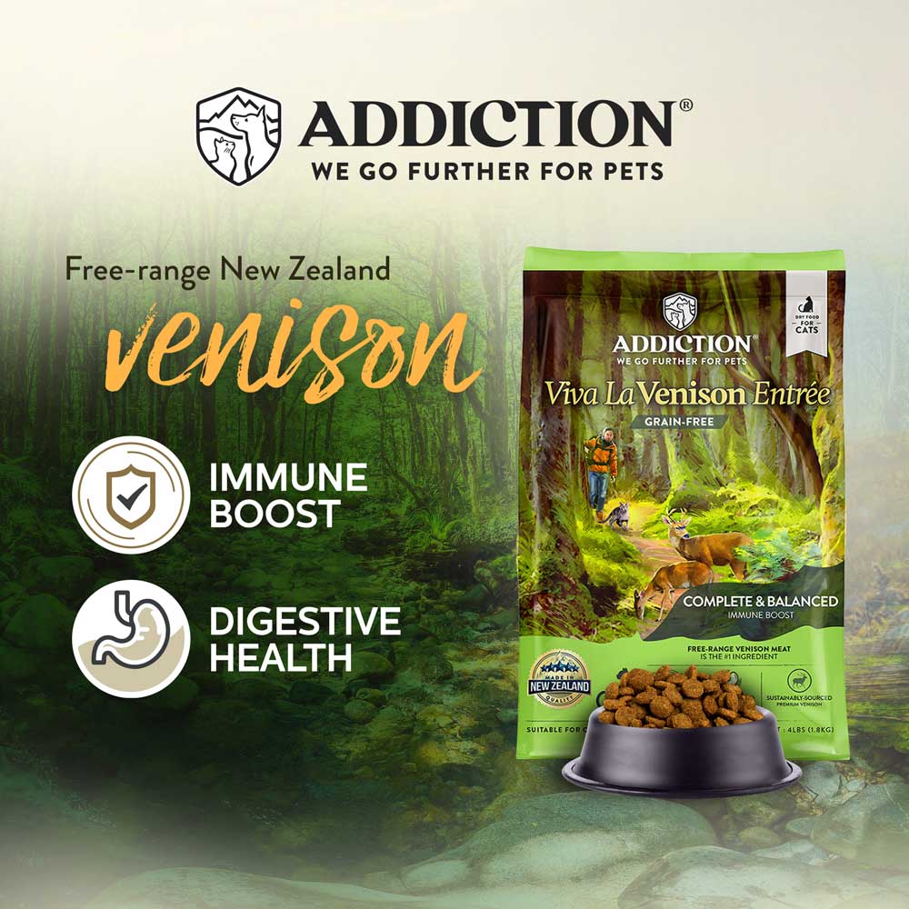 Addiction: Grain Free Viva La Venison (Cat)