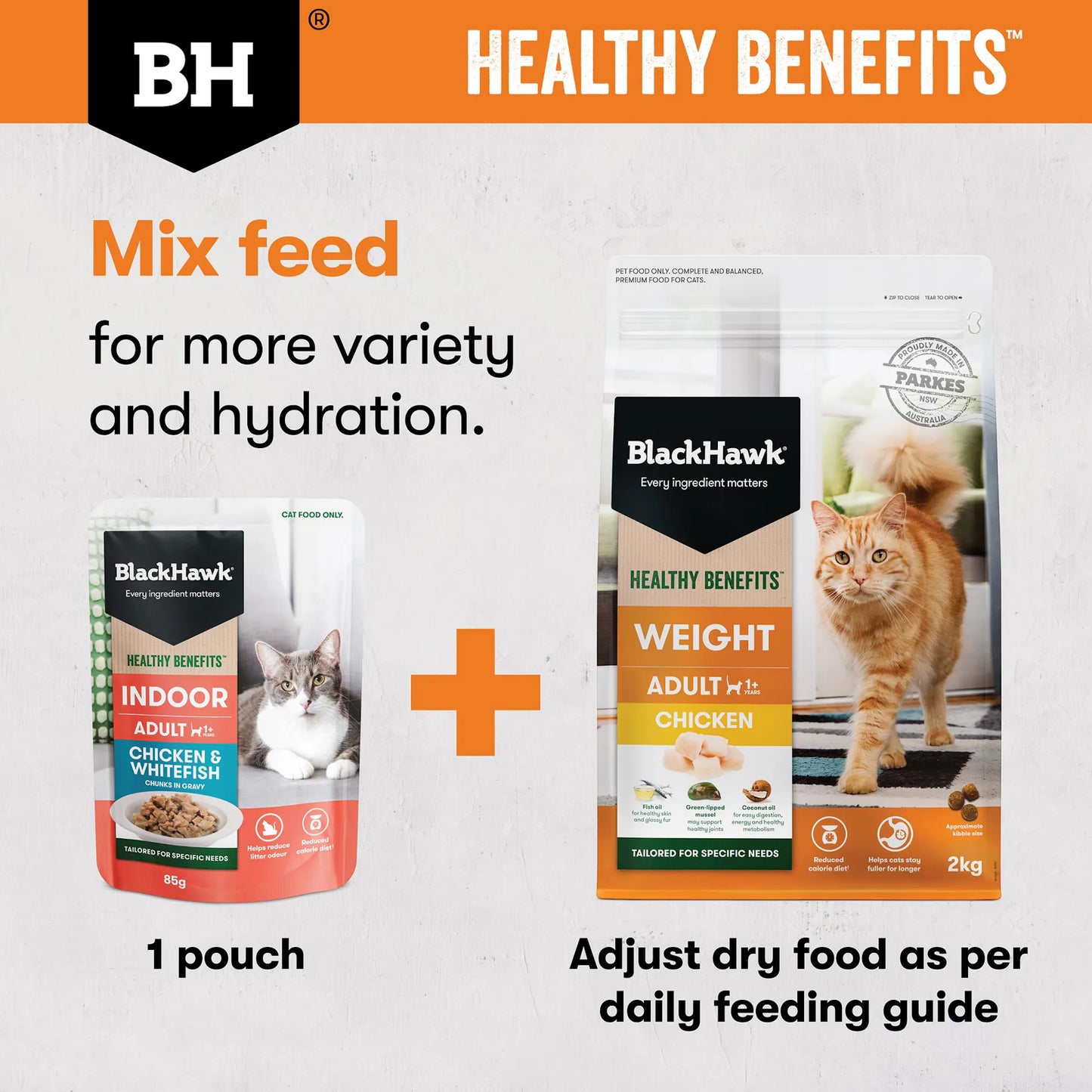 BlackHawk (NEW): Cat Healthy Benefits Weight Chicken