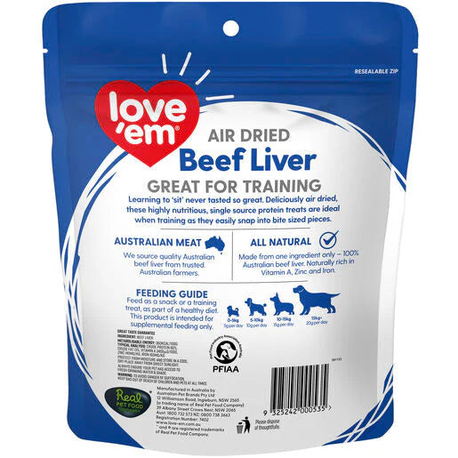 LoveEm: Beef Liver Treats