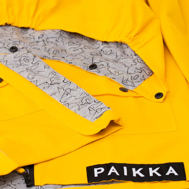 Paikka Kids Waterproof Lined Rainjacket - Yellow