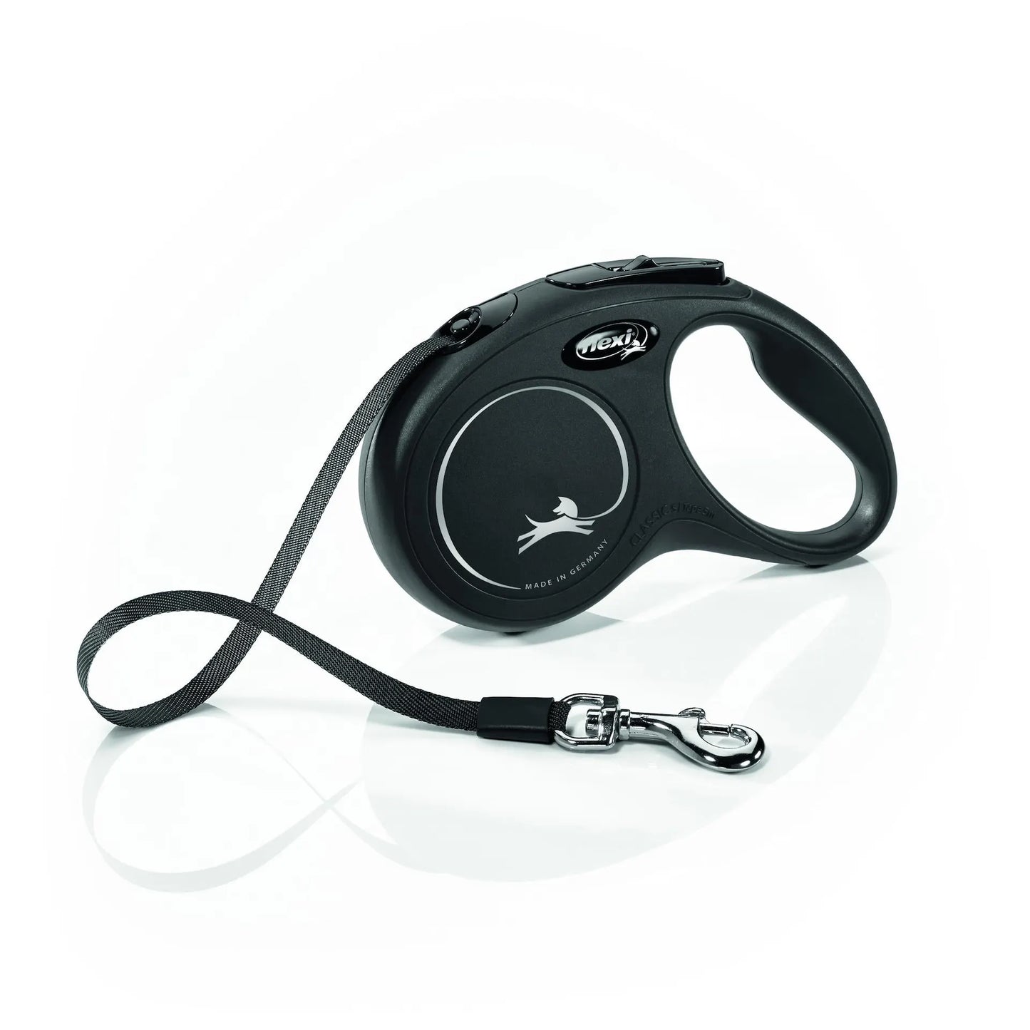 FLEXI: Retractable Lead 5-metre Tape Black