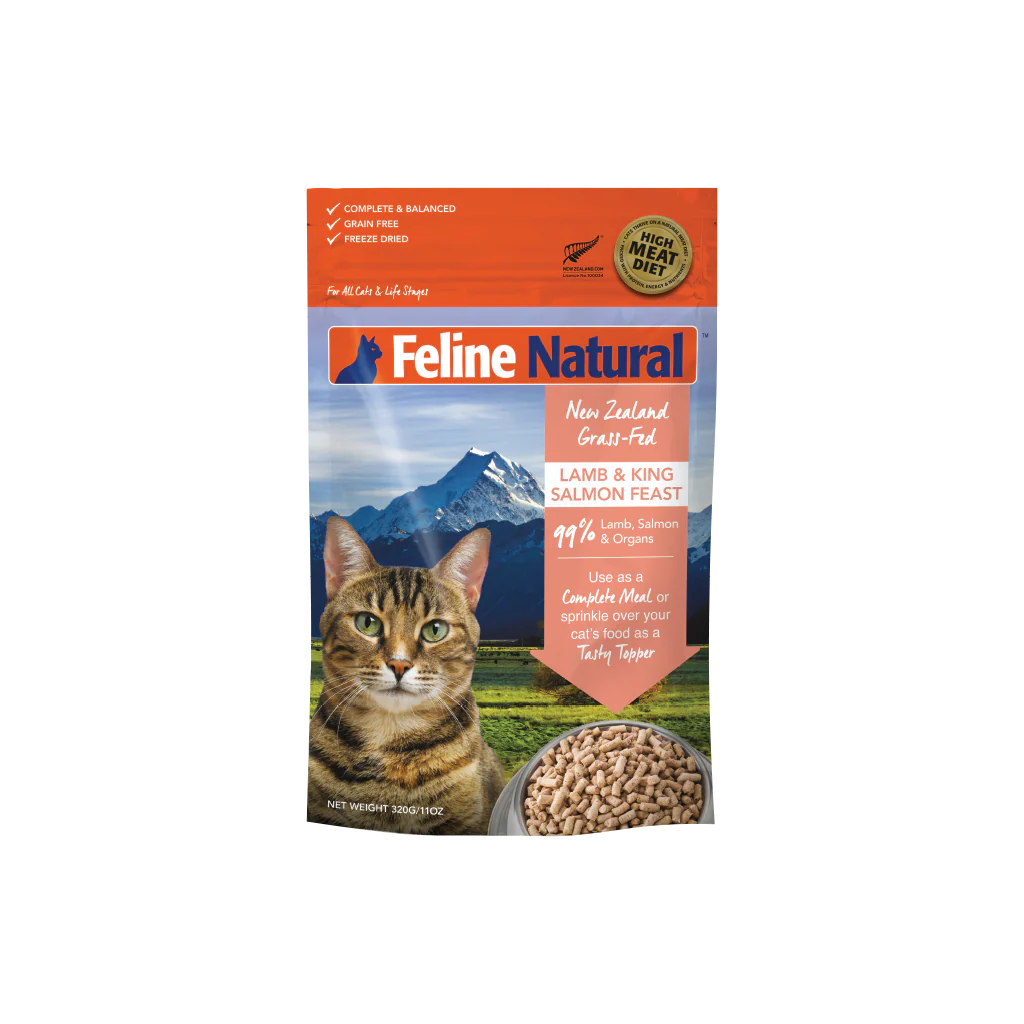 Feline Natural Freeze Dried: Lamb & Salmon Feast - 320g