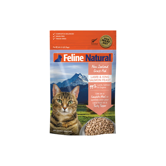 Feline Natural Freeze Dried: Lamb & Salmon Feast - 100g