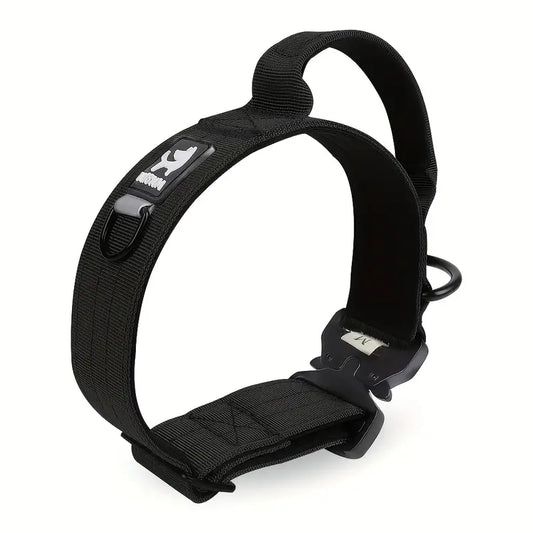 Sturdy Dog Handle Collar - Black