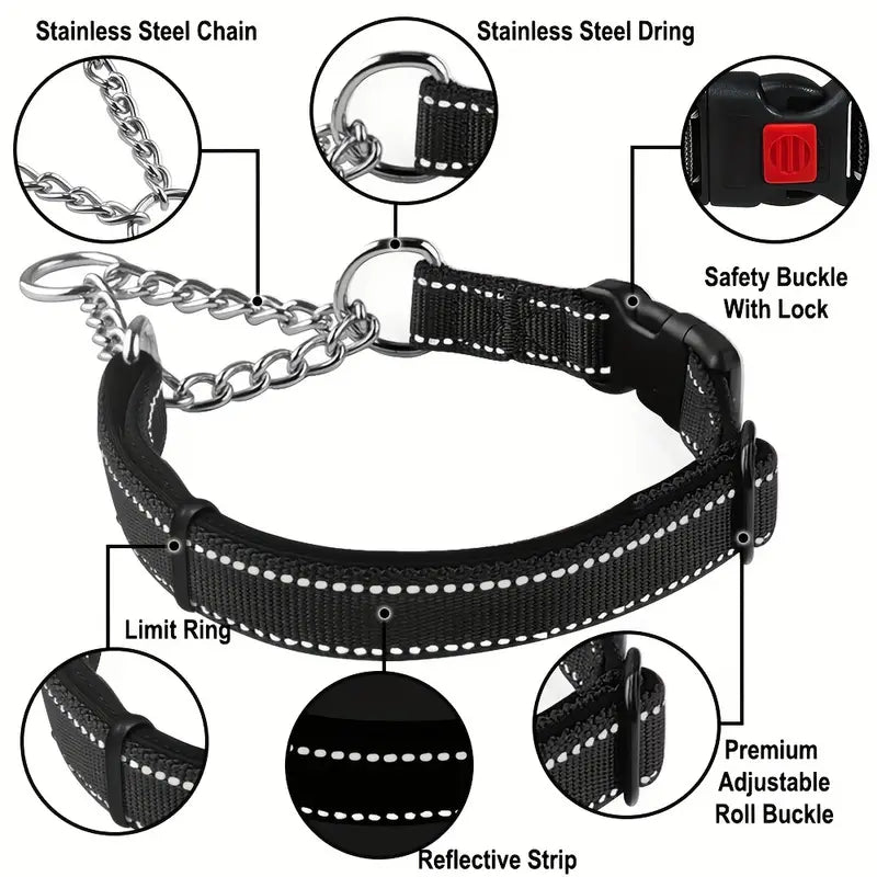 BAB Collar Dog Chain - Black