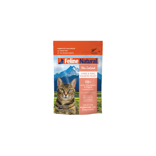 Feline Natural Pouch: Lamb & Salmon Pouch - 85g