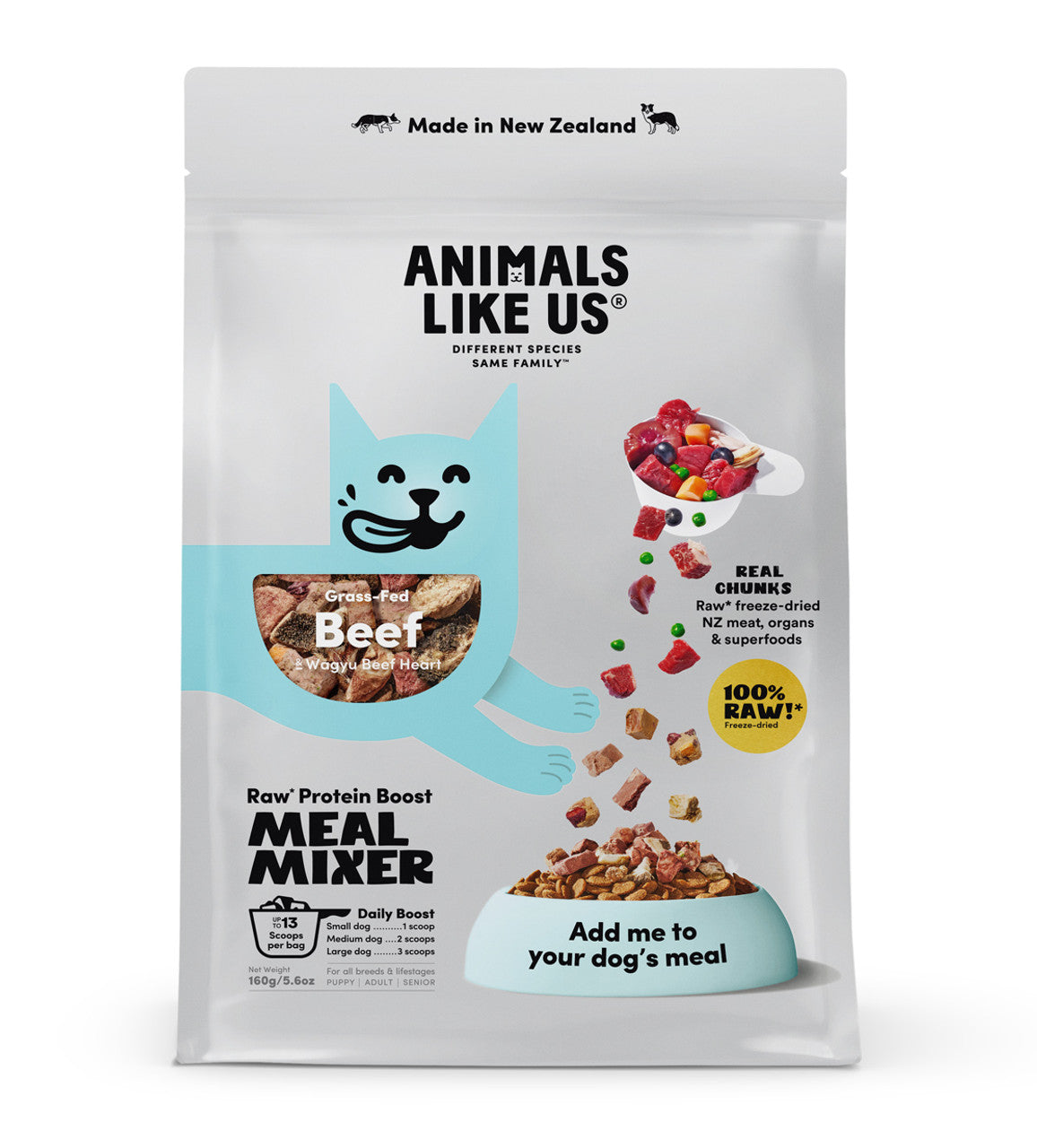 Animals Like Us: Meal Mixer Beef & Wagyu Heart (Dog)