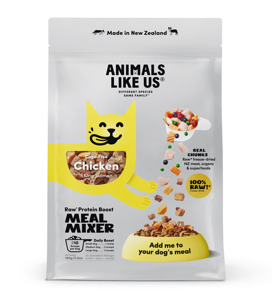 Animals Like Us: DOG Meal Mixer Chicken & King Salmon