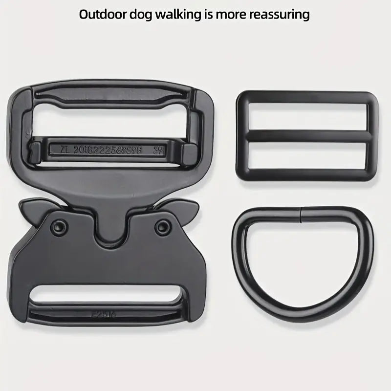 Sturdy Dog Handle Collar - Black