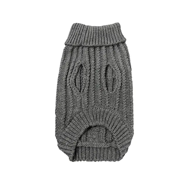 WOOF Knit Sweater - Grey