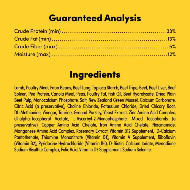 Animals Like Us: DOG RawMix33 with Beef 1kg