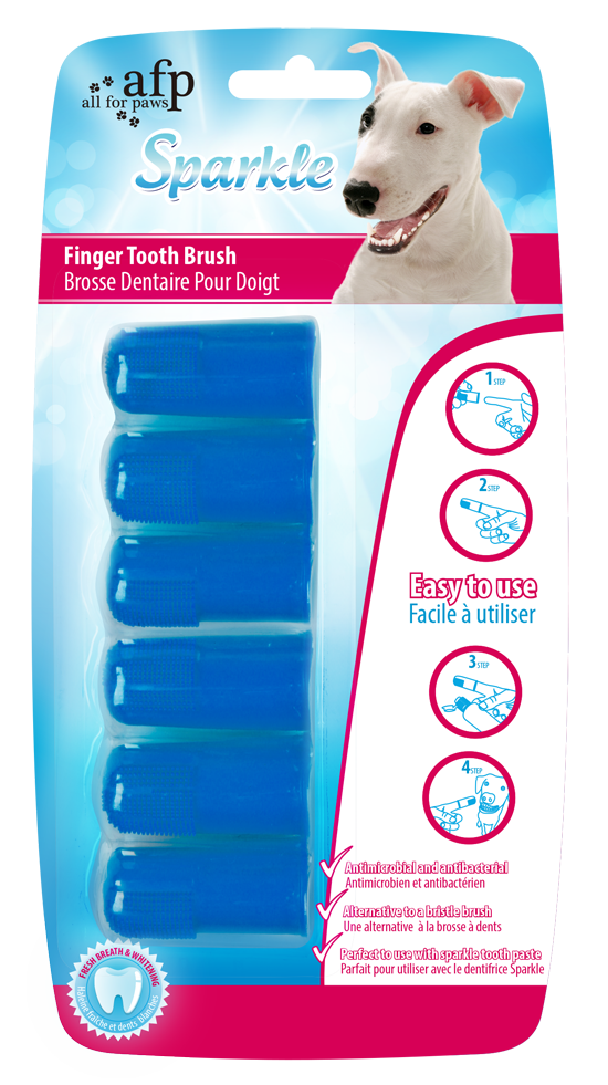 AFP: Sparkle - Finger Toothbrushes 6pk