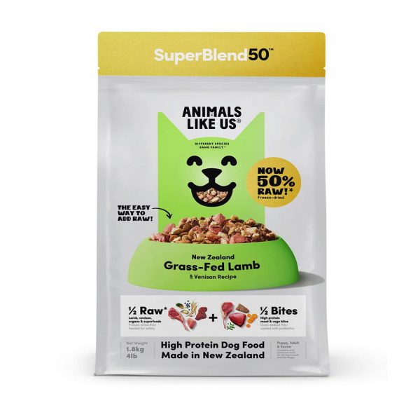 Animals Like Us: DOG SuperBlend 50 Lamb & Venison