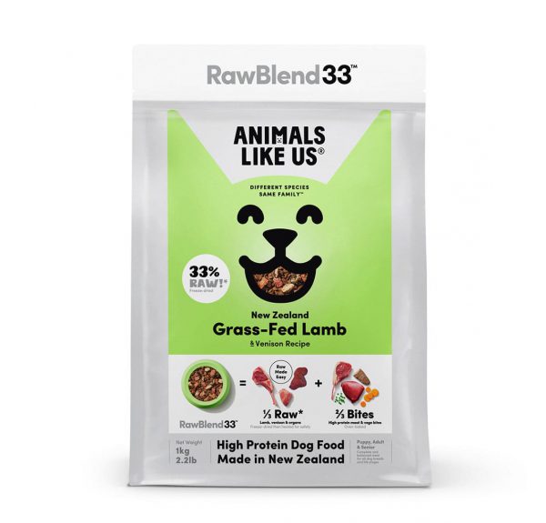 Animals Like Us: DOG Raw Blend 33 Lamb & Venison