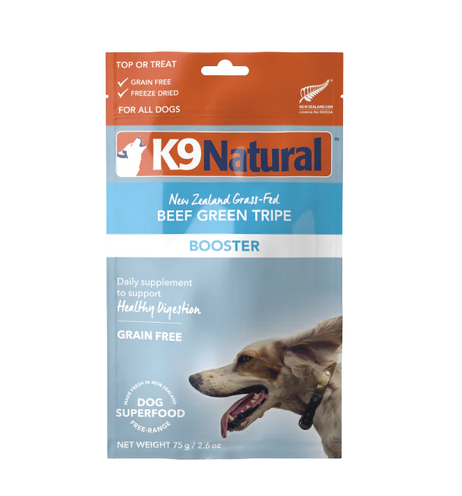 K9 Natural Supplement: Beef Green Tripe Topper - 75g