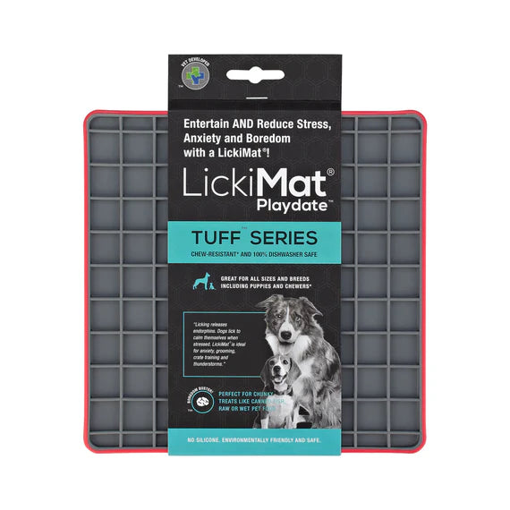 LickiMat: Buddy Playdate Tuff - Red