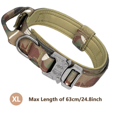 Sturdy Dog Handle Collar - Camo by BAB Petwear