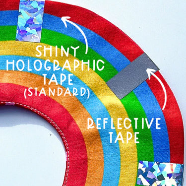 Little Lions: Cat Scrunchie with Reflective Tape - Bird Protector