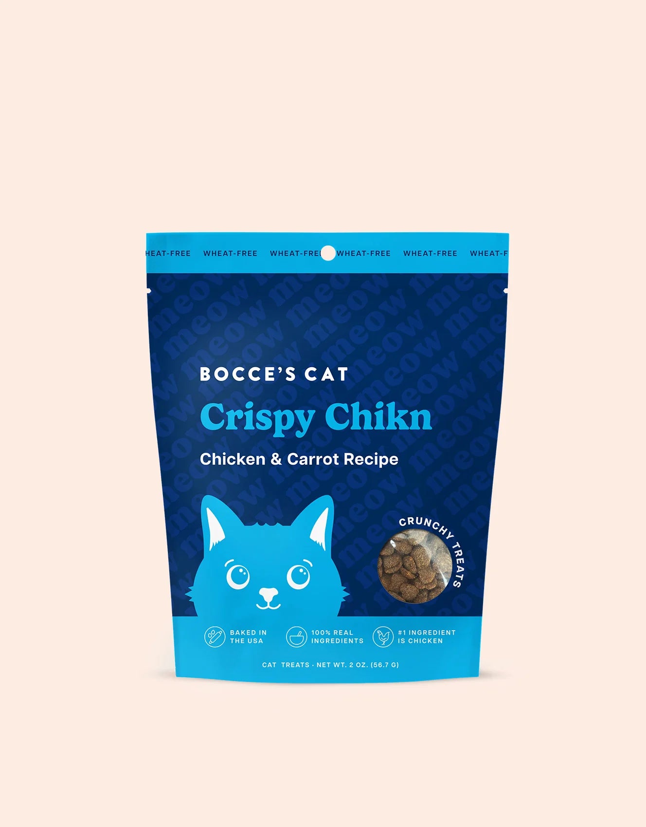 Bocce's: Crispy Chikn Cat Treats - 56g