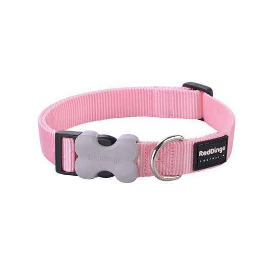 Red Dingo: Dog Collar - Plain Pink