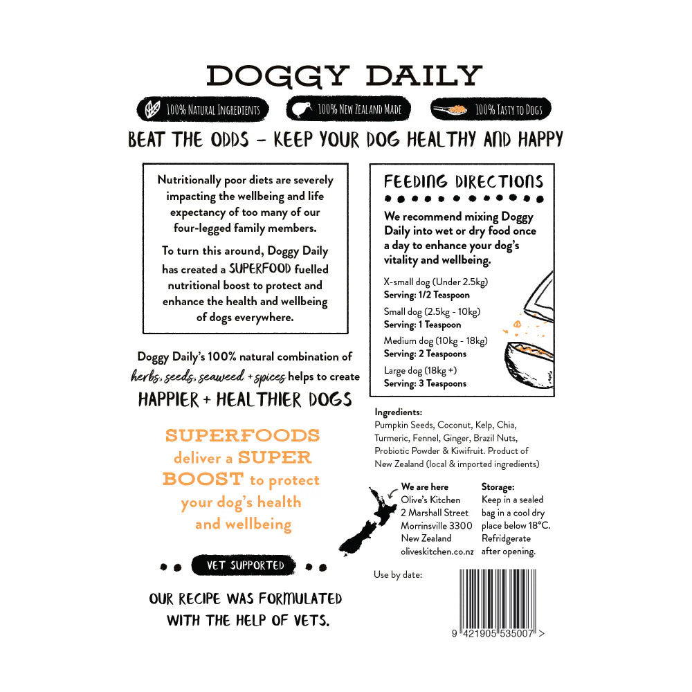 Olive's Garden: Doggy Daily Immunity Boost Supplement