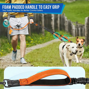 BAB Petwear: Dual Dog Lead (Assorted Colours)