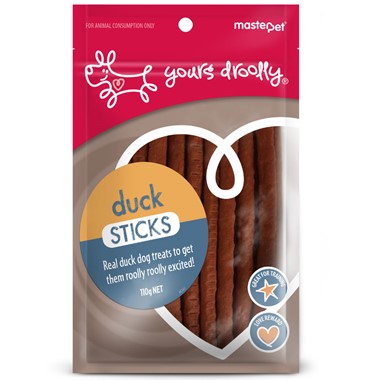 Yours Droolly: Duck Sticks Dog Treats