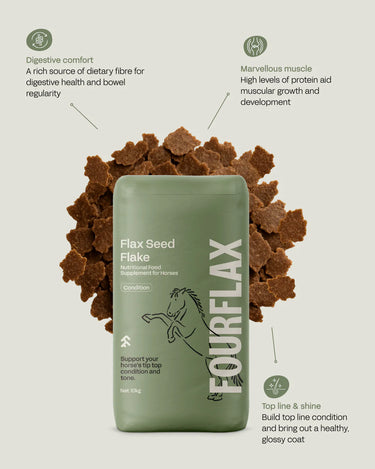 FourFlax - Equine Flax Seed Flake-10kg