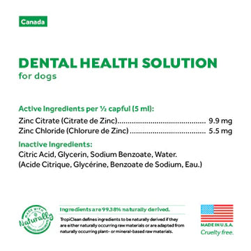 TropiClean: Fresh Breath Dental Health Solution for Dogs