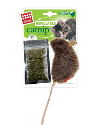 GiGwi: Refillable Catnip Toy Mouse