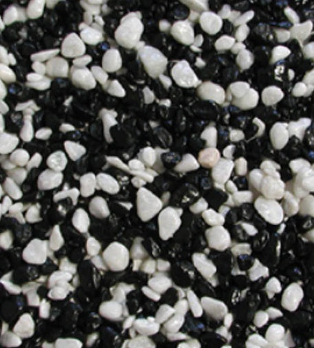 AquaOne: Gravel - Mixed White and Black, 2kg, (2mm)