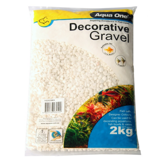 AquaOne: Gravel - White - 2kg