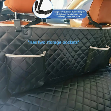 Car Pet Hammock -Black - Universal size fitting