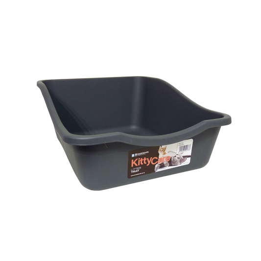 Brooklands: High Back Litter Tray 46x38x19cm - Blue