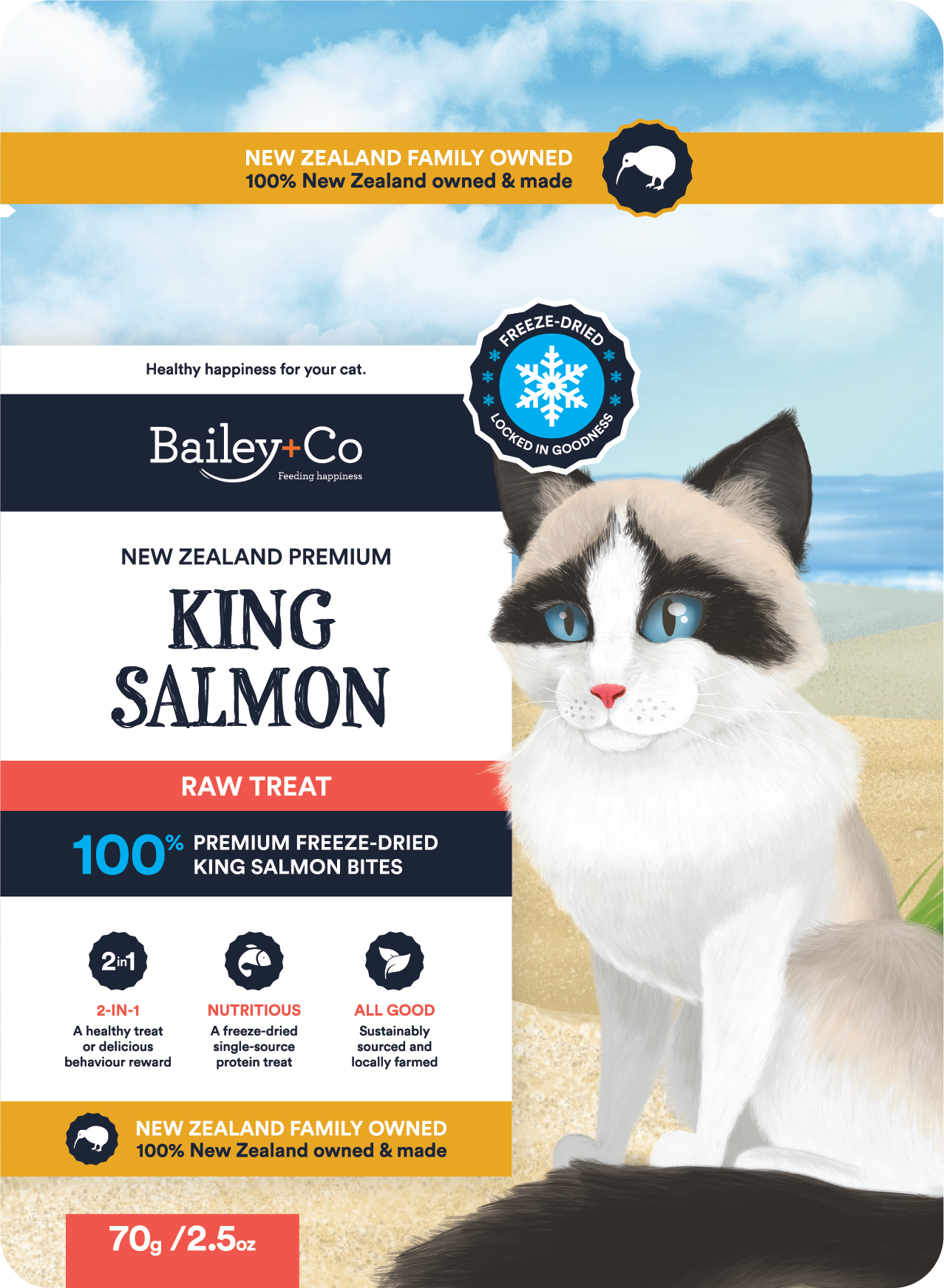 BAILEY: King Salmon Cat Treat