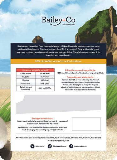 BAILEY: King Salmon Cat Treat - 70g