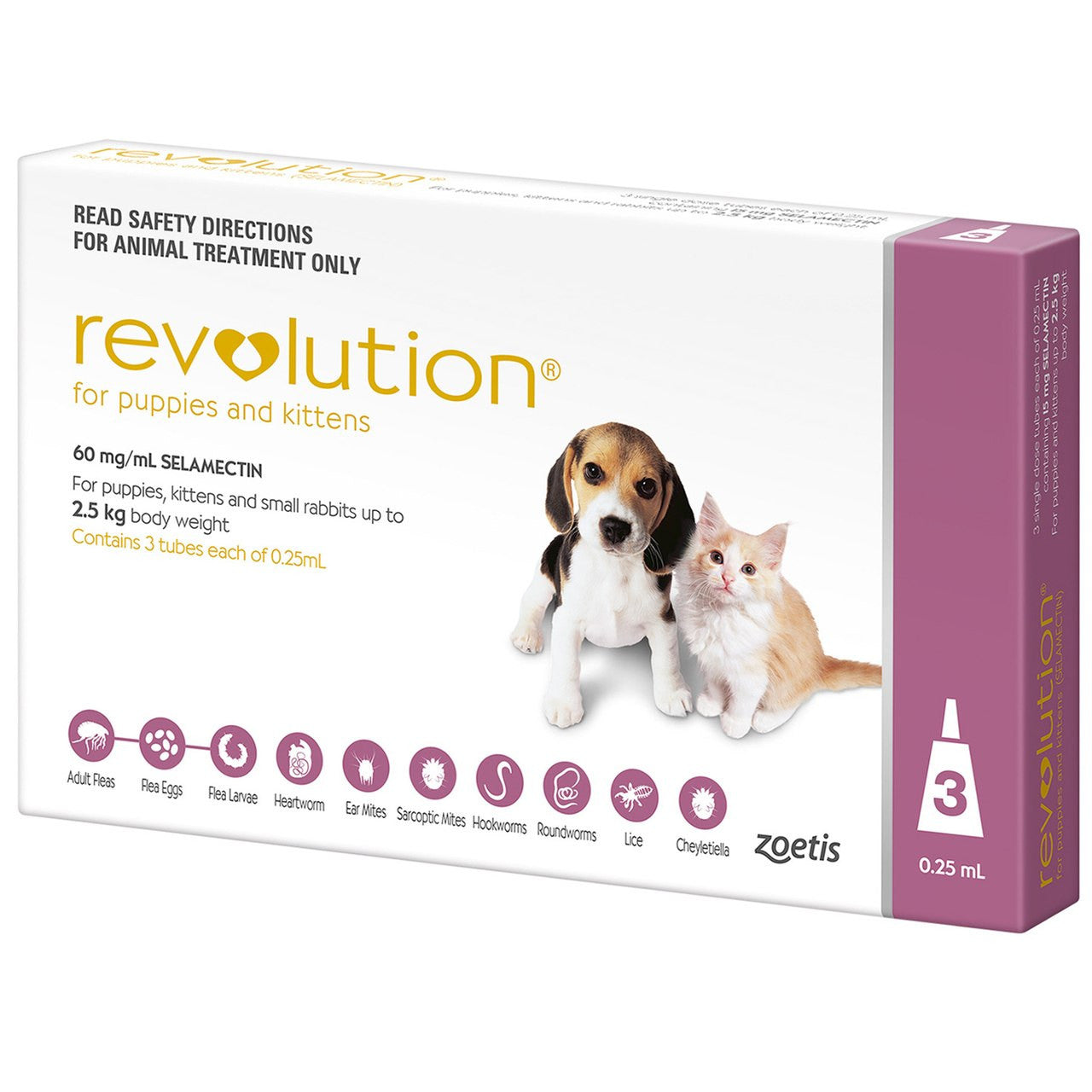 Revolution: Kitten and Puppy 0-2.5kg - 3 pack