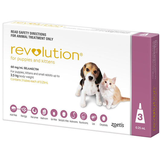 Revolution: Kitten and Puppy 0-2.5kg - 3 pack