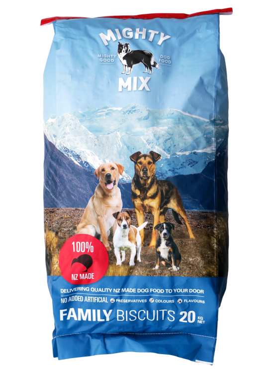 Mighty Mix: Family Dog Biscuits