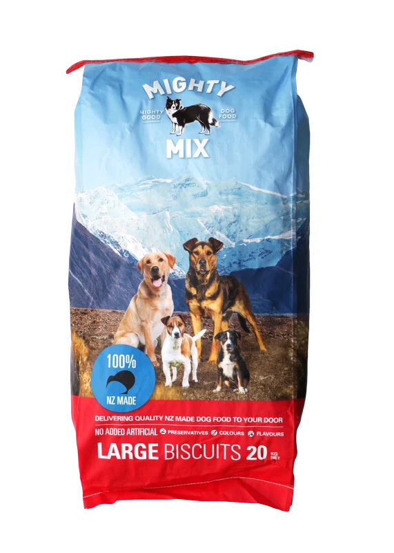 Mighty Mix: Large Dog Biscuits