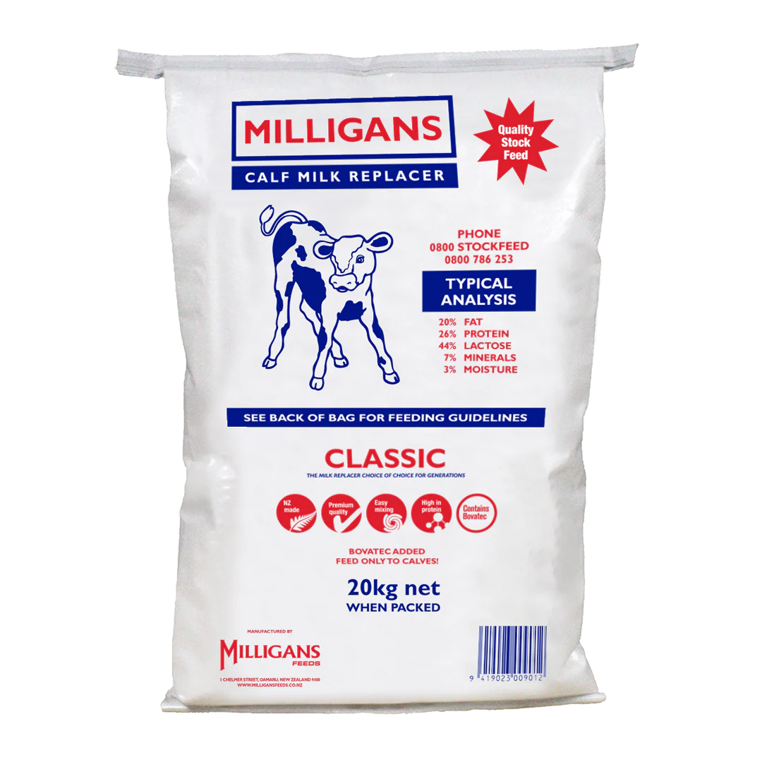 Bovatec Milligans - Calf Milk Replacer with Bovatec - 20kg – Bob & Ben The Pet ...