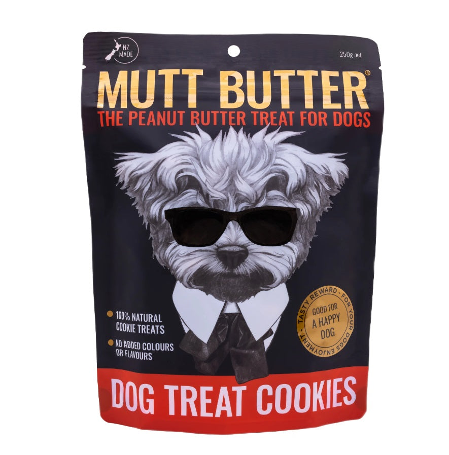 Mutt Butter Dog Treat Cookie PB Original 250g