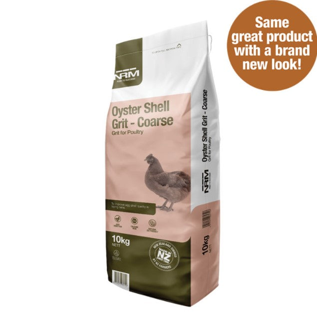 NRM Oyster Shell Grit Coarse 10kg – Bob & Ben The Petfood Men