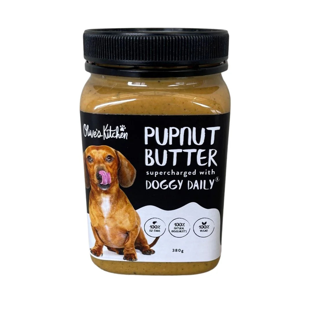 Olive's Kitchen: Pupnut Butter - Supercharged with Doggy Daily