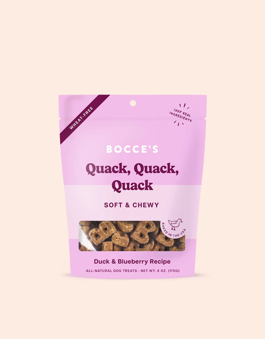 Bocce's: Quack, Quack, Quack Soft & Chewy Treats - 170g