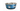 Durabolz: Paw & Bone Metallic Blue Bowl